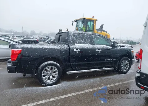 2018 Nissan Titan Sv из США, поврежденный, VIN 1N6AA1E53JN502515